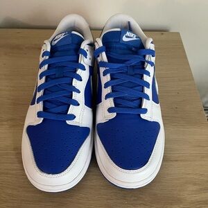 Nike Dunk Low Retro Trainers in Racer Blue/White